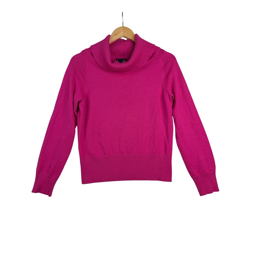 Rafaella Turtleneck Pullover Sweater size Medium Pink